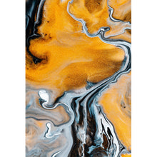 Lade das Bild in den Galerie-Viewer, Aluminiumbild Fluid Art Sandsturm Hochformat