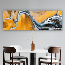 Lade das Bild in den Galerie-Viewer, Spannrahmenbild Fluid Art Sandsturm Panorama