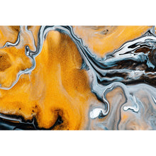 Lade das Bild in den Galerie-Viewer, Leinwandbild Fluid Art Sandsturm Querformat