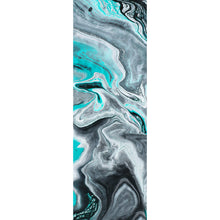 Lade das Bild in den Galerie-Viewer, Leinwandbild Fluid Art Simply Grey Panorama Hoch