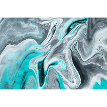Lade das Bild in den Galerie-Viewer, Leinwandbild Fluid Art Simply Grey Querformat
