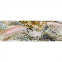 Lade das Bild in den Galerie-Viewer, Aluminiumbild Fluid Art Soft Pastell Panorama
