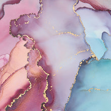 Lade das Bild in den Galerie-Viewer, Leinwandbild Fluid Art Sweet Candy Quadrat