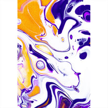 Lade das Bild in den Galerie-Viewer, Aluminiumbild Fluid Art Sunny Kiss Hochformat