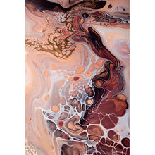 Lade das Bild in den Galerie-Viewer, Spannrahmenbild Fluid Art Volcano Hochformat