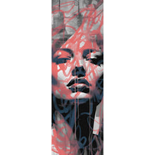 Lade das Bild in den Galerie-Viewer, Poster Frau Graffiti Modern Art Panorama Hoch