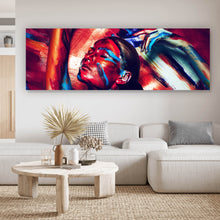 Lade das Bild in den Galerie-Viewer, Poster Frau mit abstraktem Bodypaint No.2 Panorama