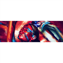 Lade das Bild in den Galerie-Viewer, Poster Frau mit abstraktem Bodypaint No.2 Panorama