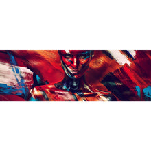 Lade das Bild in den Galerie-Viewer, Poster Frau mit abstraktem Bodypaint Panorama