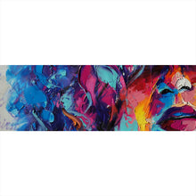 Lade das Bild in den Galerie-Viewer, Acrylglasbild Frau mit Locken Abstrakt No.2 Panorama