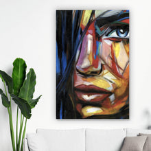 Lade das Bild in den Galerie-Viewer, Poster Frau Zeichenstil Abstrakt Hochformat