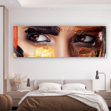 Lade das Bild in den Galerie-Viewer, Poster Frauen Portrait Bodypaint Panorama