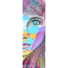 Lade das Bild in den Galerie-Viewer, Aluminiumbild Frauenauge Watching you Vintage Panorama Hoch