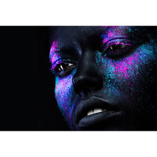 Lade das Bild in den Galerie-Viewer, Acrylglasbild Frauenportrait Neon No.1 Querformat