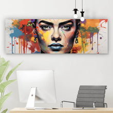 Lade das Bild in den Galerie-Viewer, Aluminiumbild gebürstet Frida Abstrakt No.1 Panorama