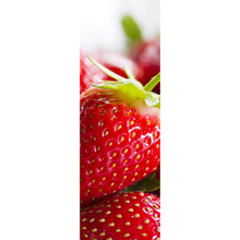 Lade das Bild in den Galerie-Viewer, Leinwandbild Frische Erdbeeren Panorama Hoch