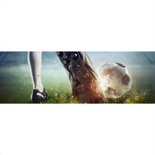 Lade das Bild in den Galerie-Viewer, Poster Fußballspieler im Stadion Panorama