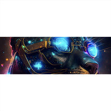 Lade das Bild in den Galerie-Viewer, Spannrahmenbild Galaktischer Black Panther Panorama