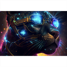 Lade das Bild in den Galerie-Viewer, Poster Galaktischer Black Panther Querformat