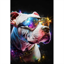Lade das Bild in den Galerie-Viewer, Poster Galaktischer Fantasie Hund Hochformat