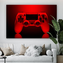 Lade das Bild in den Galerie-Viewer, Poster Game Controller Rot Querformat