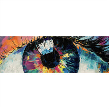 Lade das Bild in den Galerie-Viewer, Acrylglasbild Gemälde Abstraktes Auge Panorama