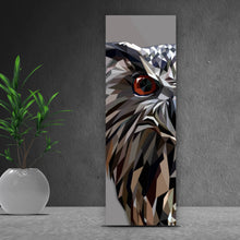 Lade das Bild in den Galerie-Viewer, Acrylglasbild Geometrische Eule Panorama Hoch