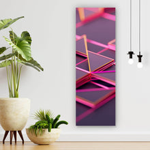 Lade das Bild in den Galerie-Viewer, Poster Oberfläche aus Dreiecken Panorama Hoch