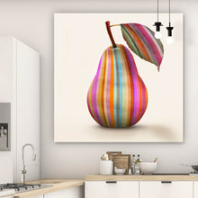 Lade das Bild in den Galerie-Viewer, Poster Gestreifte Birne Quadrat