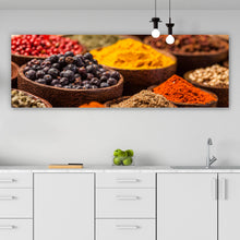 Lade das Bild in den Galerie-Viewer, Poster Gewürzvielfalt in Schalen Panorama
