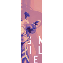 Lade das Bild in den Galerie-Viewer, Spannrahmenbild Giraffe Smile Modern Art Panorama Hoch