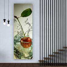 Lade das Bild in den Galerie-Viewer, Poster Glas mit Kirsche Panorama Hoch