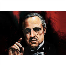 Lade das Bild in den Galerie-Viewer, Poster Godfather der Pate Portrait Querformat