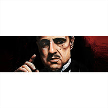 Lade das Bild in den Galerie-Viewer, Poster Godfather der Pate Portrait Panorama