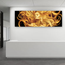 Lade das Bild in den Galerie-Viewer, Poster Goldene Frau No.1 Panorama