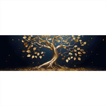 Lade das Bild in den Galerie-Viewer, Poster Goldener Baum am Wasser Panorama