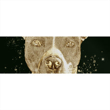 Lade das Bild in den Galerie-Viewer, Poster Goldener Hund Digital Art Panorama