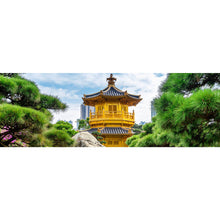 Lade das Bild in den Galerie-Viewer, Poster Goldener Pavillion Hongkong Panorama