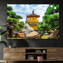 Lade das Bild in den Galerie-Viewer, Poster Goldener Pavillion Hongkong Querformat