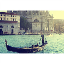 Lade das Bild in den Galerie-Viewer, Poster Gondel in Venedig Querformat