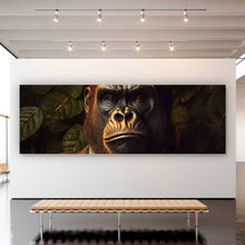 Lade das Bild in den Galerie-Viewer, Acrylglasbild Gorilla im Anzug Digital Art Panorama