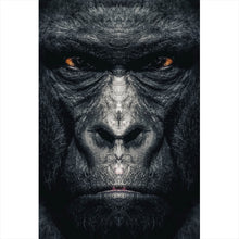 Lade das Bild in den Galerie-Viewer, Leinwandbild Gorilla Portrait Hochformat