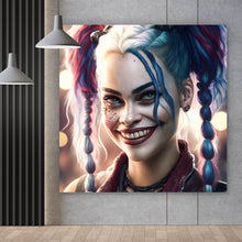 Lade das Bild in den Galerie-Viewer, Poster Crazy Harley Digital Art No.1 Quadrat