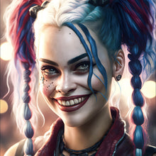 Lade das Bild in den Galerie-Viewer, Poster Crazy Harley Digital Art No.1 Quadrat