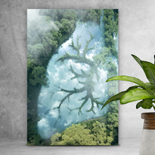 Lade das Bild in den Galerie-Viewer, Acrylglasbild Grüne Lunge des Planeten Hochformat
