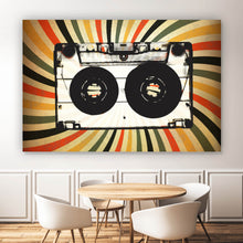 Lade das Bild in den Galerie-Viewer, Poster Grunge Kassette Querformat