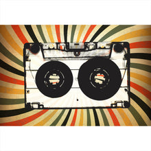 Lade das Bild in den Galerie-Viewer, Poster Grunge Kassette Querformat