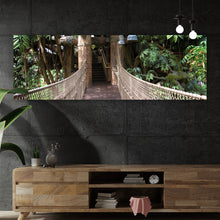 Lade das Bild in den Galerie-Viewer, Poster Hängebrücke in Hong Kong Panorama