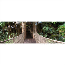 Lade das Bild in den Galerie-Viewer, Spannrahmenbild Hängebrücke in Hong Kong Panorama