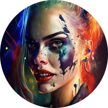 Lade das Bild in den Galerie-Viewer, Aluminiumbild gebürstet Harley Abstrakt Kreis